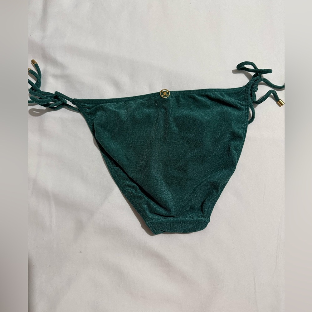 Teal Tie-Side Bikini Bottom - Picture 2 of 5